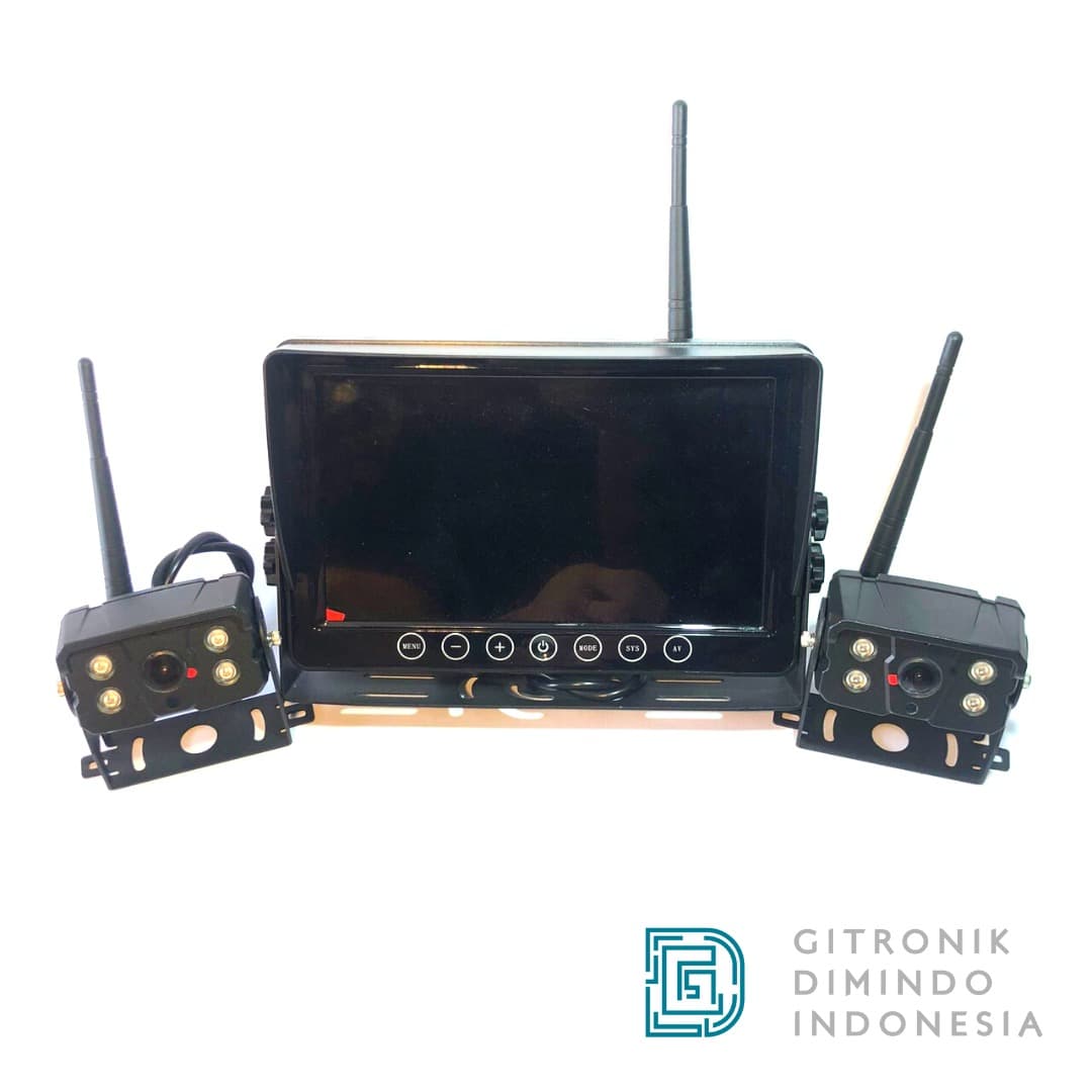 DUAL BACK CAMERA 12 - 30 VDC HEAVY EQUIPMENT
